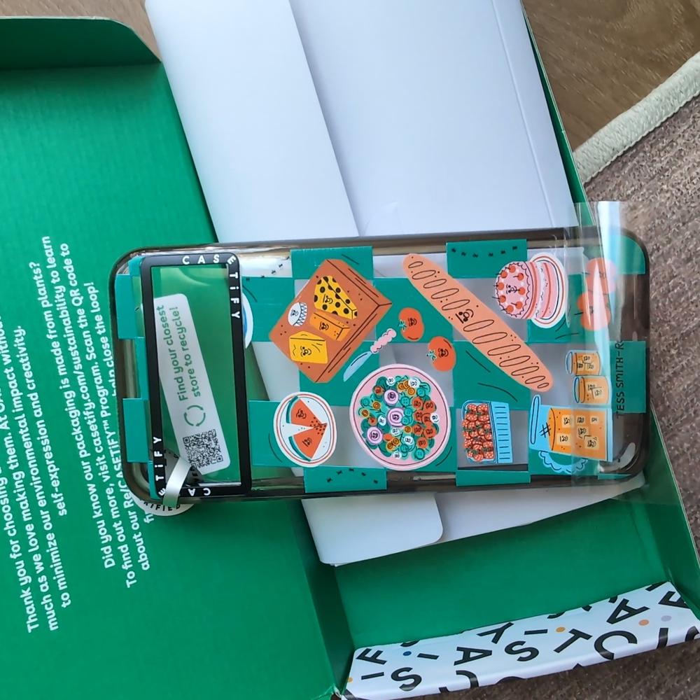 Pixel 8 - Casetify Black Case with a Picnic Design